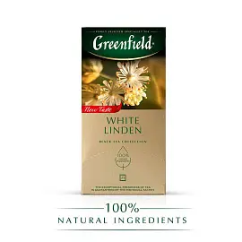 Чай Greenfield White Linden 25 пакетиков