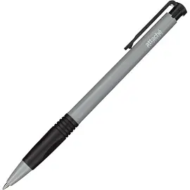 Ручка шариковая автоматическая Attache Selection Success синяя (серый/черный корпус, толщина линии 0.5 мм)