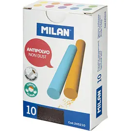 Мел Milan цветной 10 штук 10 цветов