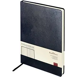 Ежедневник недатированный Bruno Visconti Megapolis искусственная кожа A4 160 листов черный (190х260 мм)