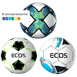 Мяч футбольный Ecos в ассортименте (размер 2)