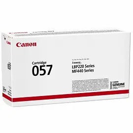 Картридж лазерный Canon 057BK 3009C002 черный оригинальный