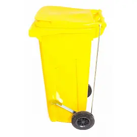 Контейнер для медицинских отходов СЗПИ Инновация класса Б желтый 240 л (с педалью)