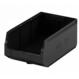 Ящик (лоток) универсальный полипропиленовый I Plast Logic Store 500x300x200 мм черный ударопрочный морозостойкий