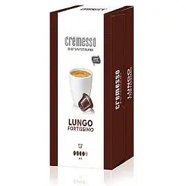 Кофе в капсулах для кофемашин Cremesso Lungo Fortissimo (16 штук в упаковке)