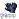 Перчатки рабочие утепленные от порезов и проколов София Фрост полиэстер с латексным покрытием серые/синие (10 класс вязки, размер 11, XXL) Фото 0