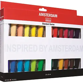 Набор акриловых красок Royal Talens Amsterdam Standard 24 тубы по 20 мл