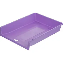 Лоток горизонтальный для бумаг Attache Акварель пластиковый фиолетовый