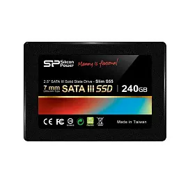 SSD накопитель Silicon Power Slim S55 240 ГБ (SP240GBSS3S55S25)
