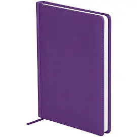 Ежедневник недатированный, А5, 136л., кожзам, OfficeSpace "Winner", фиолетовый
