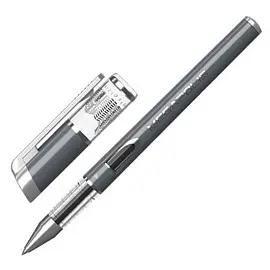 Ручка гелевая неавтоматическая Erich Krause Megapolis Gel черная (толщина линии 0.35 мм)