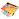 Мелки цветные для асфальта Мульти-Пульти, 6цв., круглые картонная коробка, европодвес Фото 1
