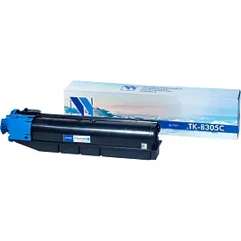 Картридж лазерный NV Print TK-8305 Cyan для Kyocera голубой совместимый