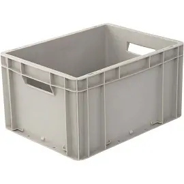 Ящик (лоток) универсальный полипропиленовый 400x300x220 мм серый