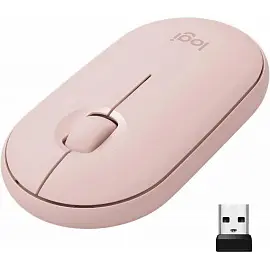 Мышь беспроводная Logitech M350 розовая (910-005717)
