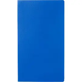 Визитница Attache Economy на 60 визиток пластиковая синяя (5 штук в упаковке)