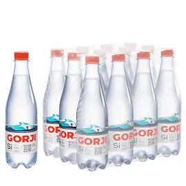 Вода минеральная Gorji газированная 0.5 л (12 штук в упаковке)
