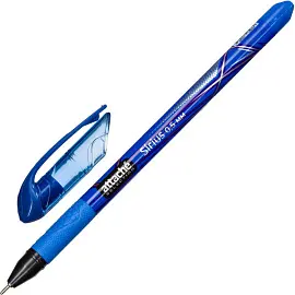 Ручка шариковая неавтоматическая Attache Selection Sirius синяя (толщина линии 0.5 мм)