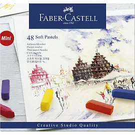 Пастель сухая Faber-Castell Soft pastels прямоугольная 48 цветов