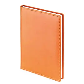 Ежедневник датированный 2024 год Attache Velvet искусственная кожа А5+ 168 листов оранжевый (145x206 мм)