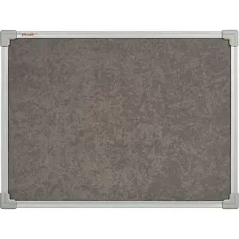 Доска текстильная 60x90 см Комус цвет покрытия серый металлическая рама