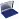 Штемпельная подушка TRODAT IDEAL, 110х70 мм, металлический корпус, синяя, 9072Мс, 190089 Фото 3