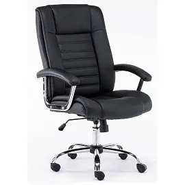 Кресло для руководителя Easy Chair 587 TPU черное (искусственная кожа, металл)
