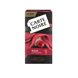 Кофе в капсулах для кофемашин Carte Noire Riche Espresso (10 штук в упаковке)
