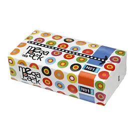 Салфетки косметические Bella MegaPack 2-слойные (150 штук в упаковке)