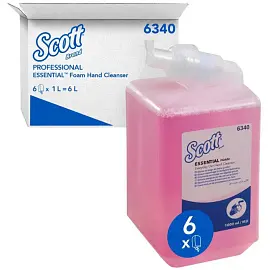 Картридж с мылом-пеной KIMBERLY-CLARK Scott Everyday Use 6340 1 л (6 штук в упаковке)