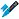Маркер меловой Uni Chalk PWE-8K голубой (толщина линии 8 мм, скошенный наконечник)