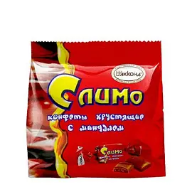Конфеты шоколадные Акконд Слимо хрустящие с миндалем 500 г