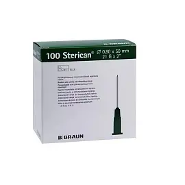 Игла пункционная Стерикан 21G (0,8х50мм) B.Braun 100шт/уп