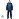 Куртка рабочая зимняя мужская з08-КУ со светоотражающим кантом синяя/васильковая (размер 52-54, рост 182-188)