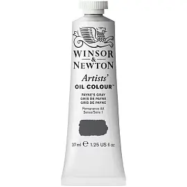Краска масляная профессиональная Winsor&Newton "Artists Oil", 37мл, серый Пэйнес