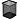 Подставка-стакан для канцелярских принадлежностей Attache черная 8x8x9.8 см