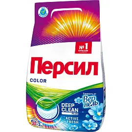 Порошок стиральный автомат Персил Color Свежесть от Вернель 3 кг (для цветного белья)