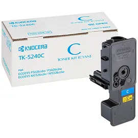 Картридж лазерный Kyocera TK-5240C 1T02R7CNL0 голубой оригинальный