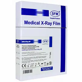 Рентгеновская пленка SFM X-Ray BF синяя 30х40 см (100 листов в упаковке)