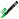 Маркер меловой Uni Chalk PWE-5M зеленый (толщина линии 2.5 мм, овальный наконечник) Фото 0