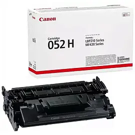 Картридж лазерный Canon 052H 2200C002 черный оригинальный повышенной емкости
