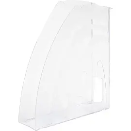 Лоток вертикальный для бумаг 70 мм Attache Office пластиковый прозрачный