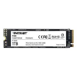 SSD накопитель Patriot P300 1ТБ M.2 2280 PCI-E x4 (P300P1TBM28)