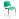 Стул офисный Easy Chair Изо зеленый (пластик, металл хромированный)
