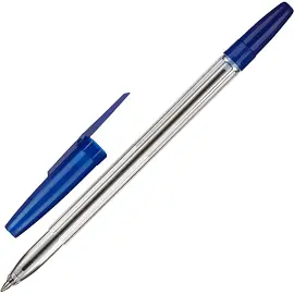 Ручка шариковая неавтоматическая Attache Оптима синяя (толщина линии 0.7 мм)