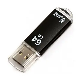 Флешка USB 2.0 64 ГБ SmartBuy V-Cut (SB64GBVC-K)