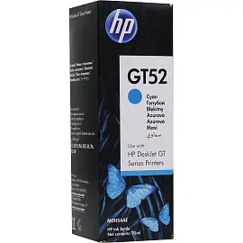 Картридж (контейнер с чернилами) HP GT52 M0H54AA/M0H54AE голубые оригинальные