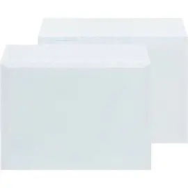Конверт Комус С5 80 г/кв.м белый стрип с внутренней запечаткой (1000 штук в упаковке)