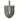 Лопата штыковая РусТрейд си-00028 27,5x20,5 см из нержавеющей стали без черенка