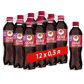 Напиток газированный Черноголовка Кола 0.5 л в пластиковой бутылке (12 штук в упаковке)